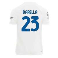 Camiseta Inter Milan Nicolo Barella #23 Segunda Equipación Replica 2023-24 mangas cortas